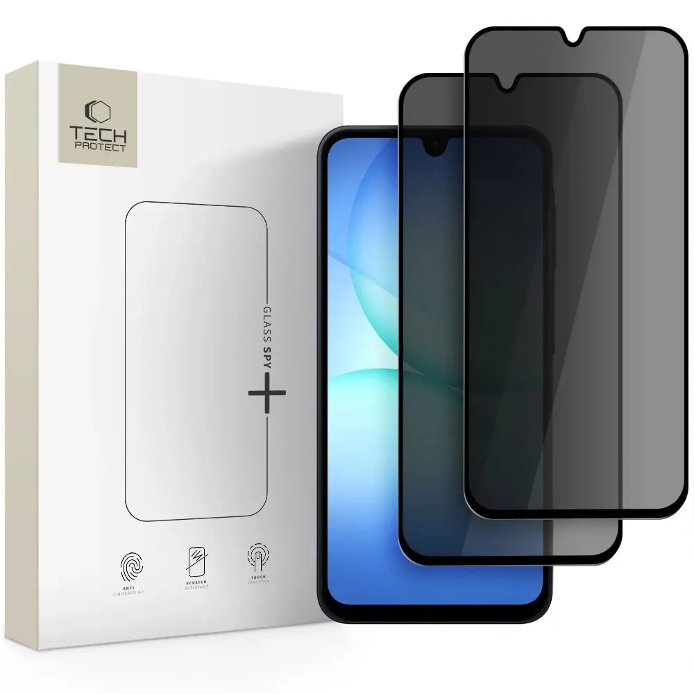 Tech-Protect Tvrzené sklo Privacy, Samsung Galaxy A16 4G / 5G / A26 5G / A17 4G / 5G, 2 kusy