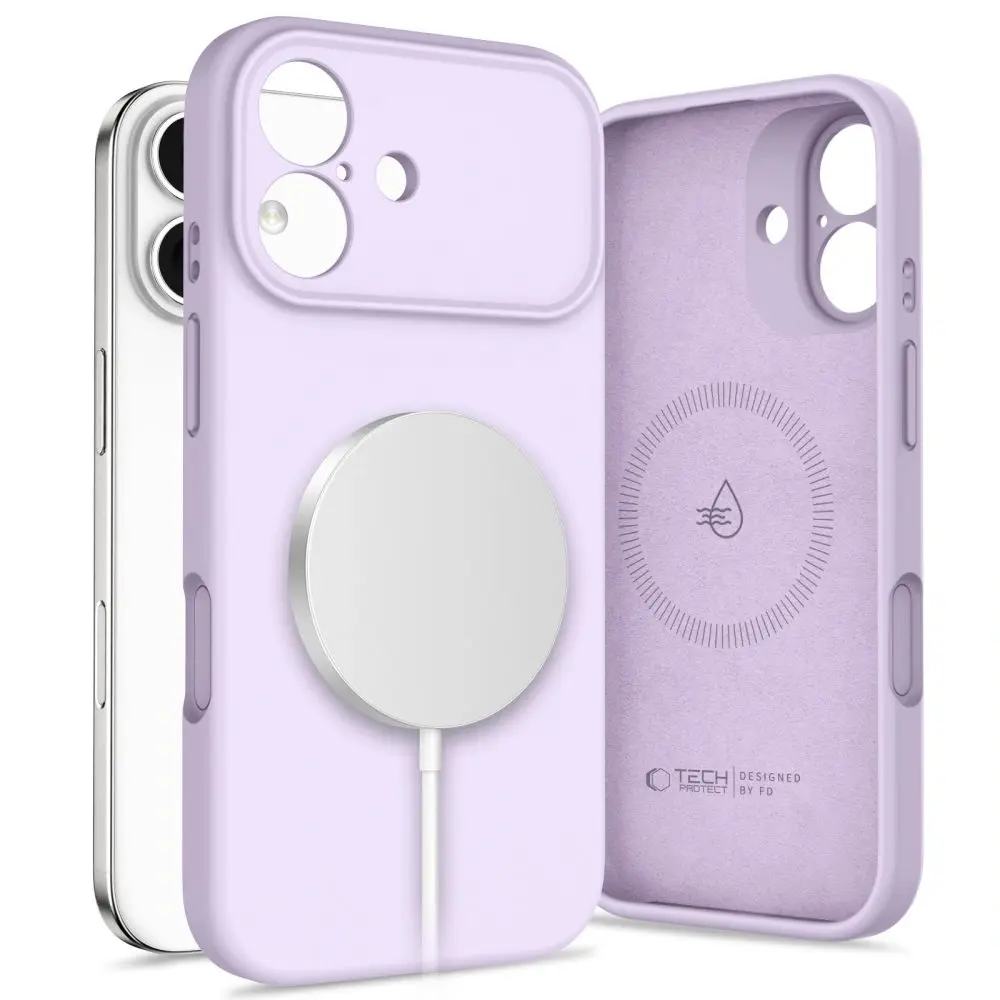 Tech-Protect Silicone MagSafe, iPhone 17, fialový