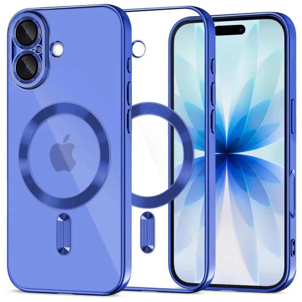 Tech-Protect MagFlex MagSafe iPhone 17, lesklá modrá