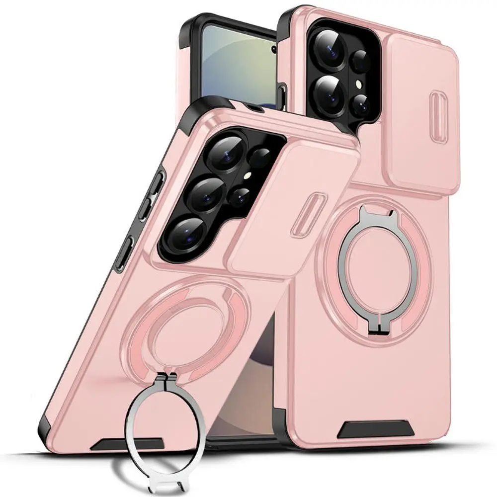 Camslide Stand obal, Samsung Galaxy S26 Ultra, růžový