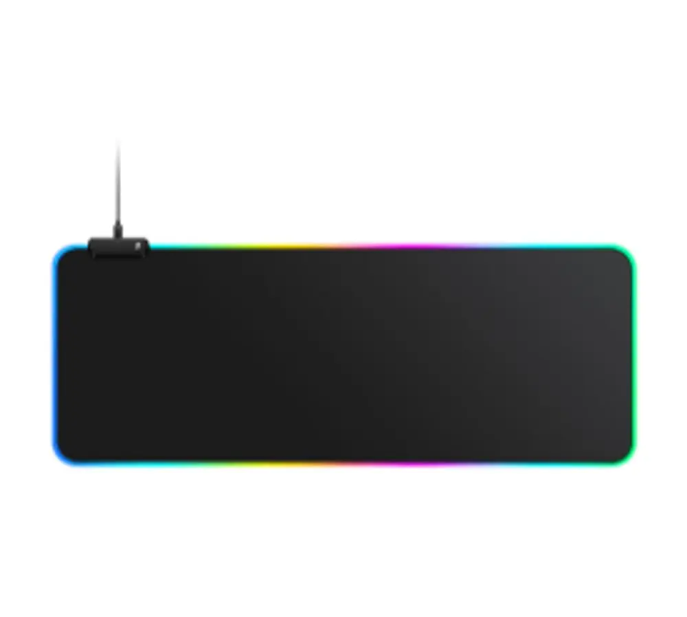 RGB herní podložka pod myš T-WOLF P2, 800 × 300 mm, pro myš i klávesnici