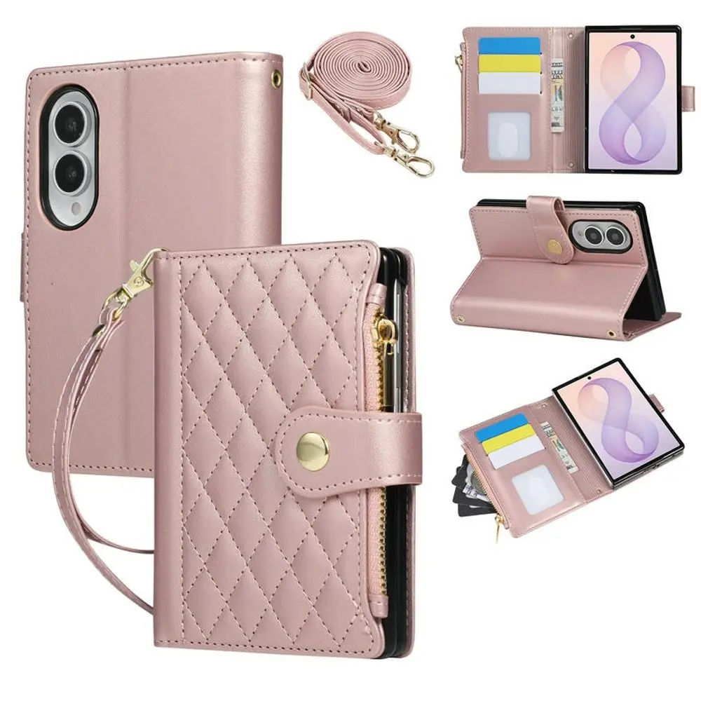 Glamour pouzdro, Samsung Galaxy Z Fold 8, růžové