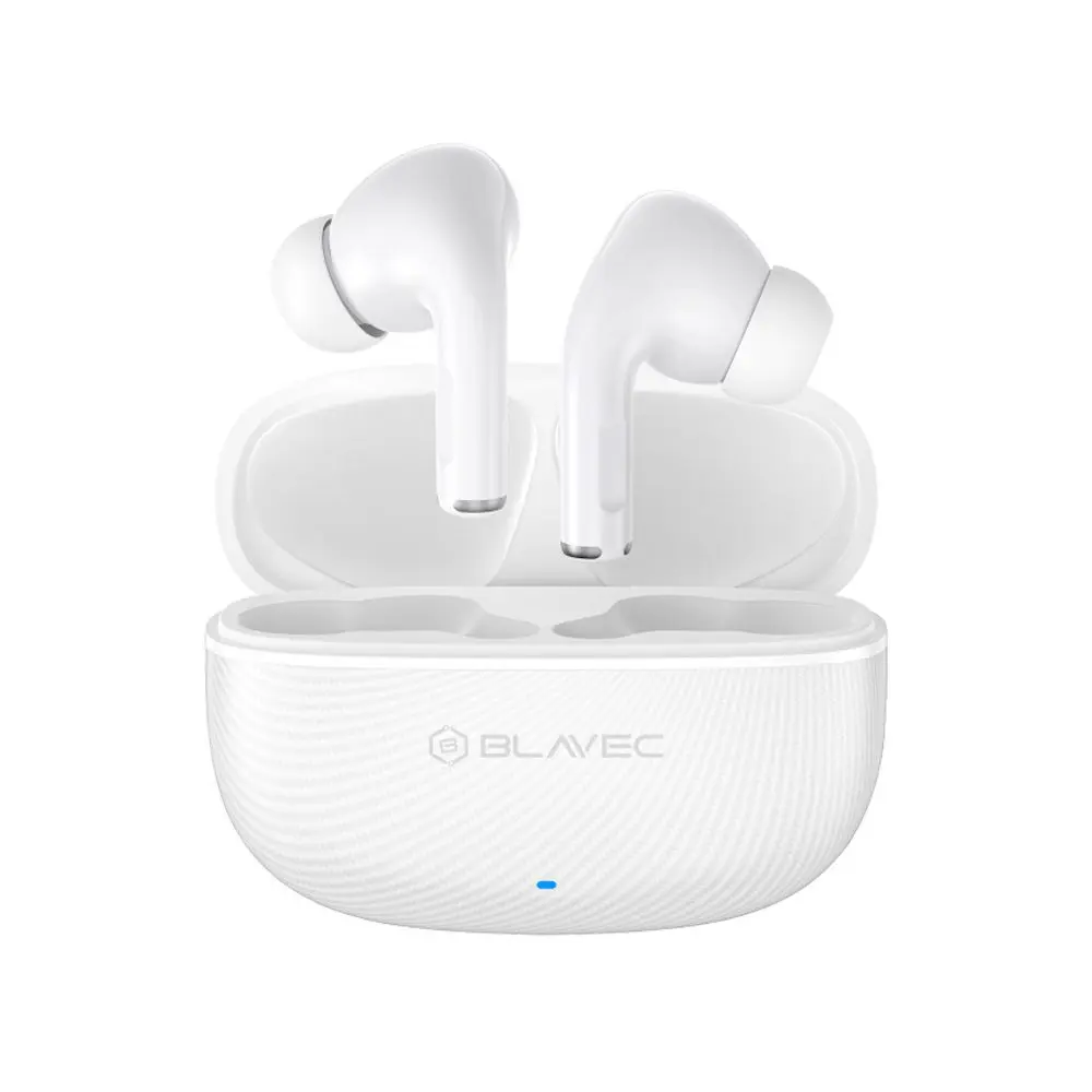 Bezdrátová sluchátka Blavec Bluetooth TWS BW-02 Carbon (BW02-W) bílá