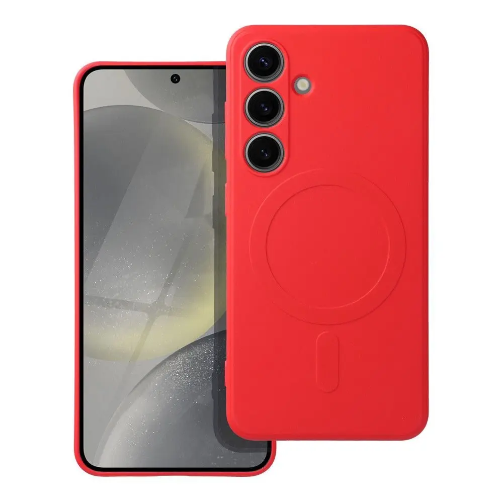 Obal Silicone Mag Cover, Samsung Galaxy S26 Plus, červený