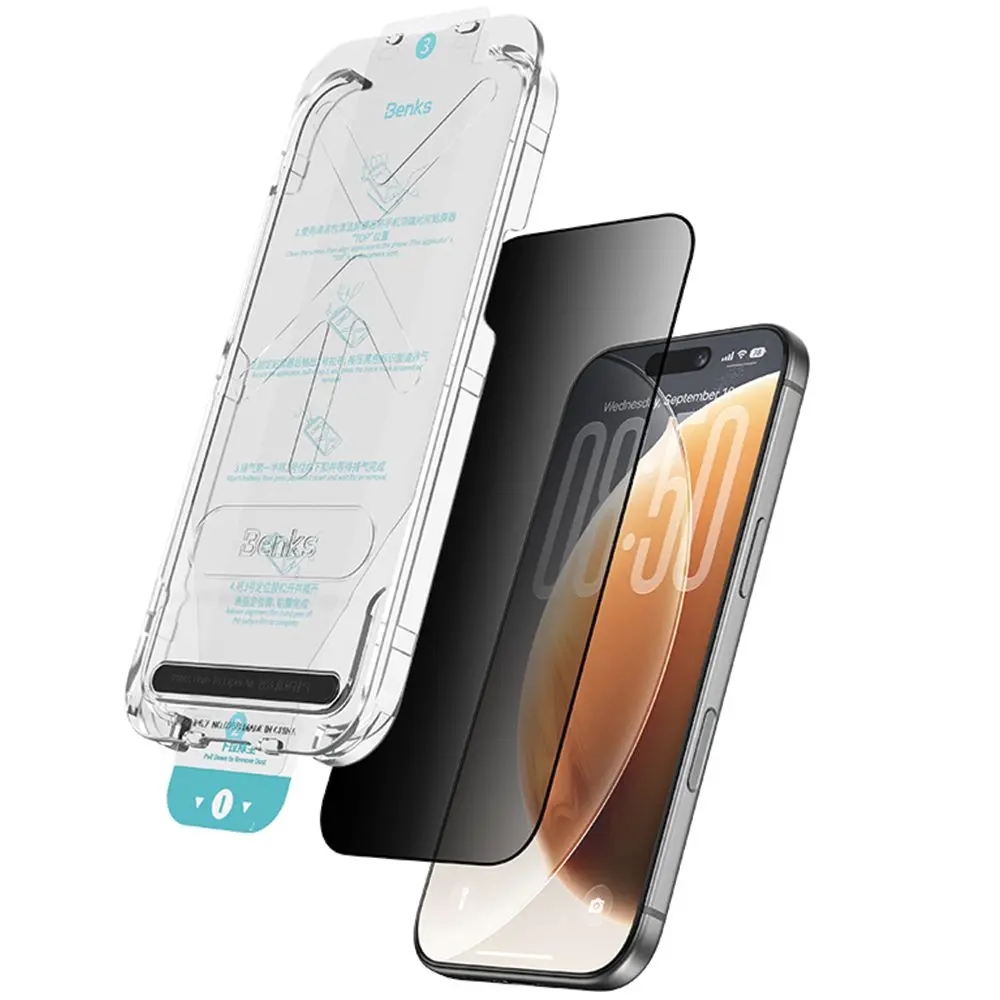 Benks Omni Warrior Privacy Tvrzené sklo, iPhone 18 Pro
