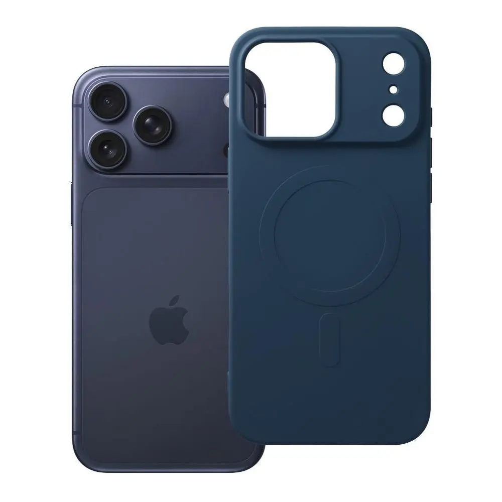 Obal Silicone Mag Cover, iPhone 17 Pro Max / 18 Pro Max, modrý