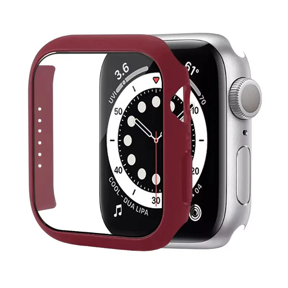 JP Watch case, Apple Watch 4 / 5 / 6 / SE 1 / 2 / 3, 44 mm, vínový