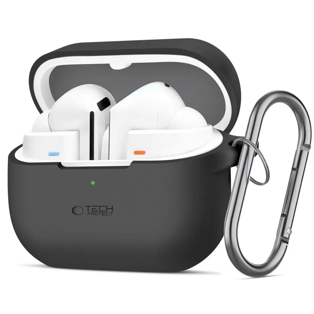 Tech-Protect Silikonový obal pro Samsung Galaxy Buds 3 / 3 Pro, černý