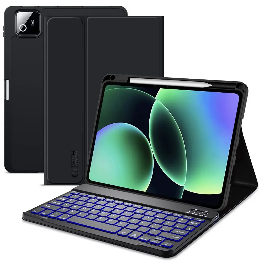 Pouzdro Tech-Protect SC Pen + klávesnice, Xiaomi Pad 7 / 7 Pro / 8 / 8 Pro 11.2, černé