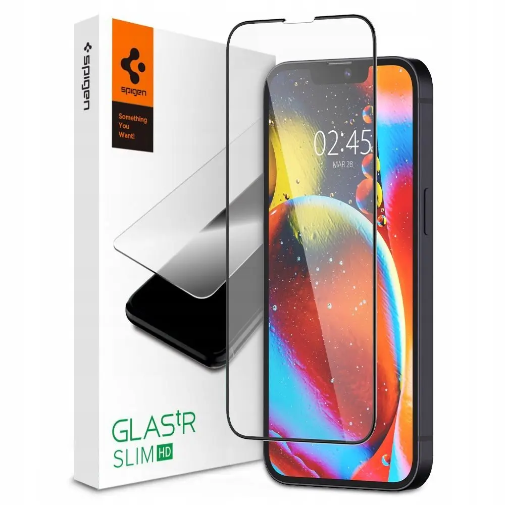 Spigen Glas.tR Slim pro iPhone 13 13 Pro 14 16e černý