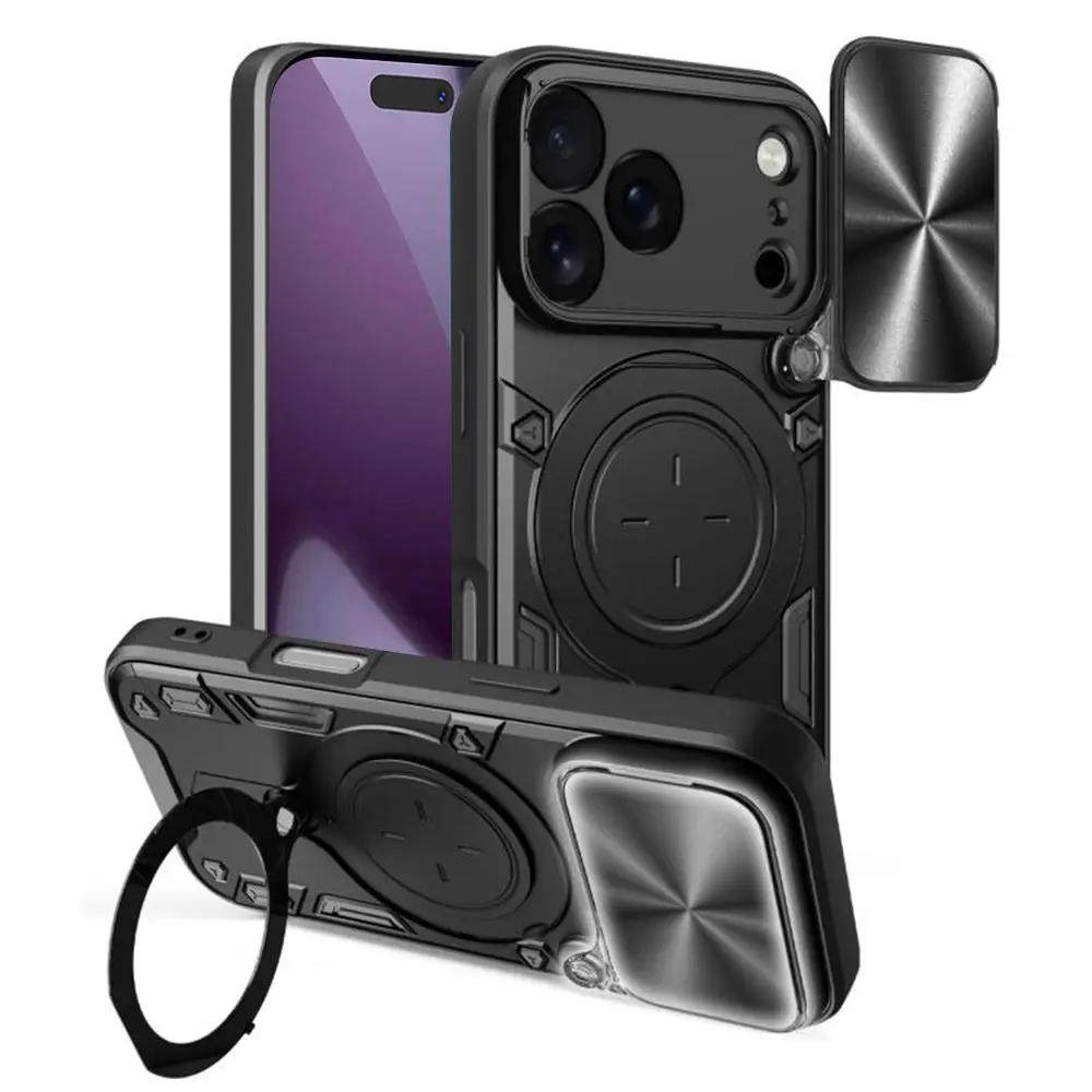 Techsuit CamGuard Pro, iPhone 17 Pro, černý