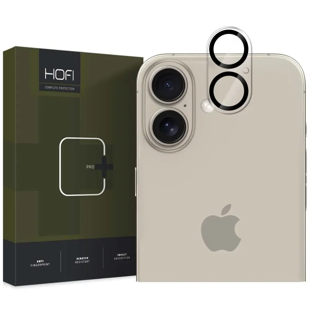 Hofi Cam Pro+ kryt fotoaparátu, iPhone 16 / 16 Plus, průhledný