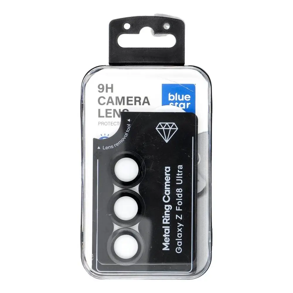BlueStar Easy Install sklo na fotoaparát, Samsung Galaxy Z Fold 8 Ultra, černé