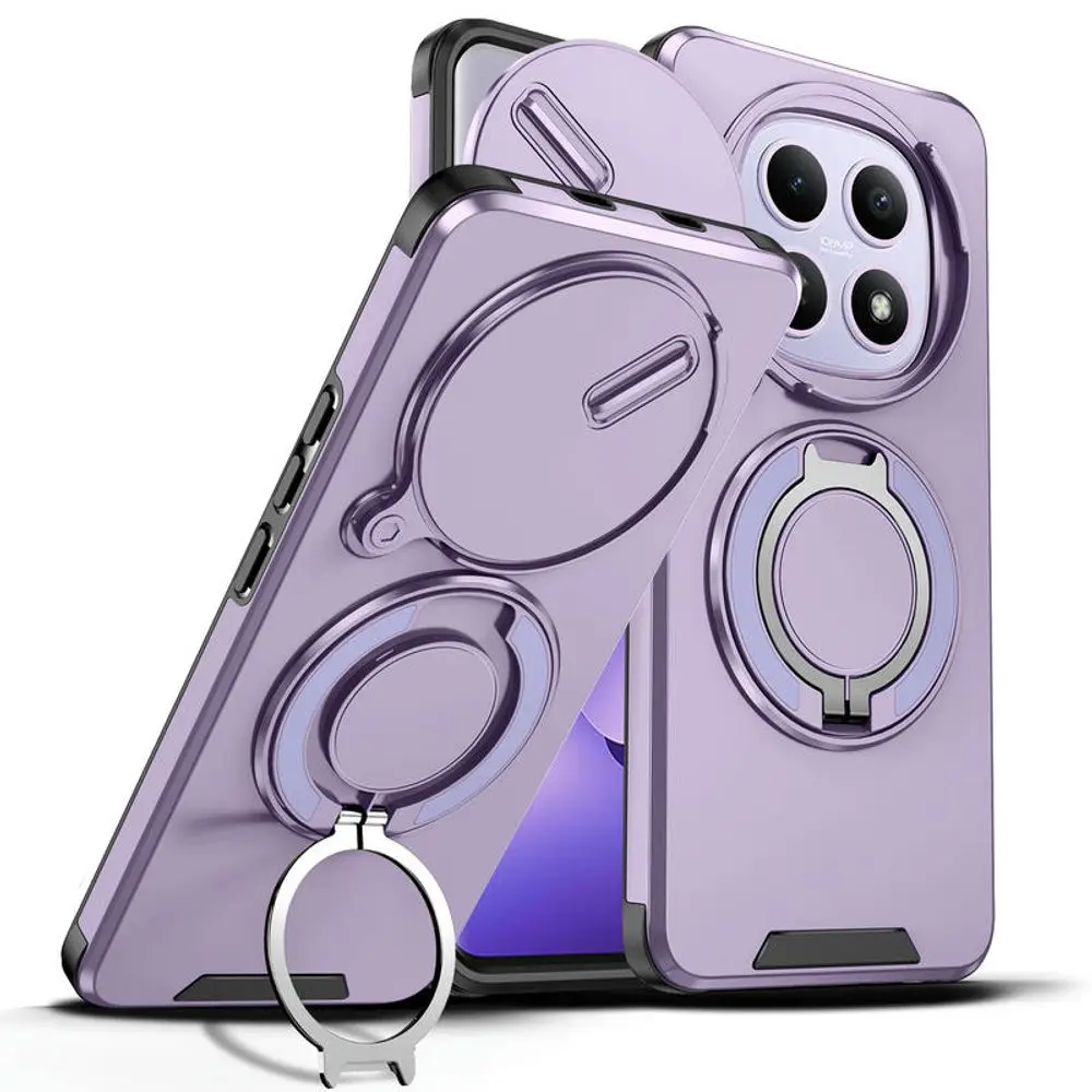Camslide Stand obal, Xiaomi Redmi Note 15 5G, fialový