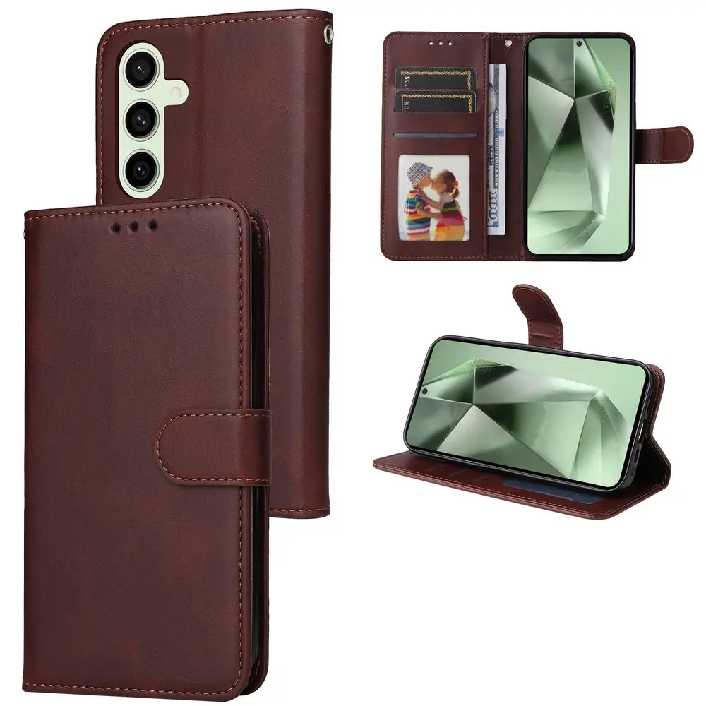 Magnet Case, Samsung Galaxy S24 FE, hnědý