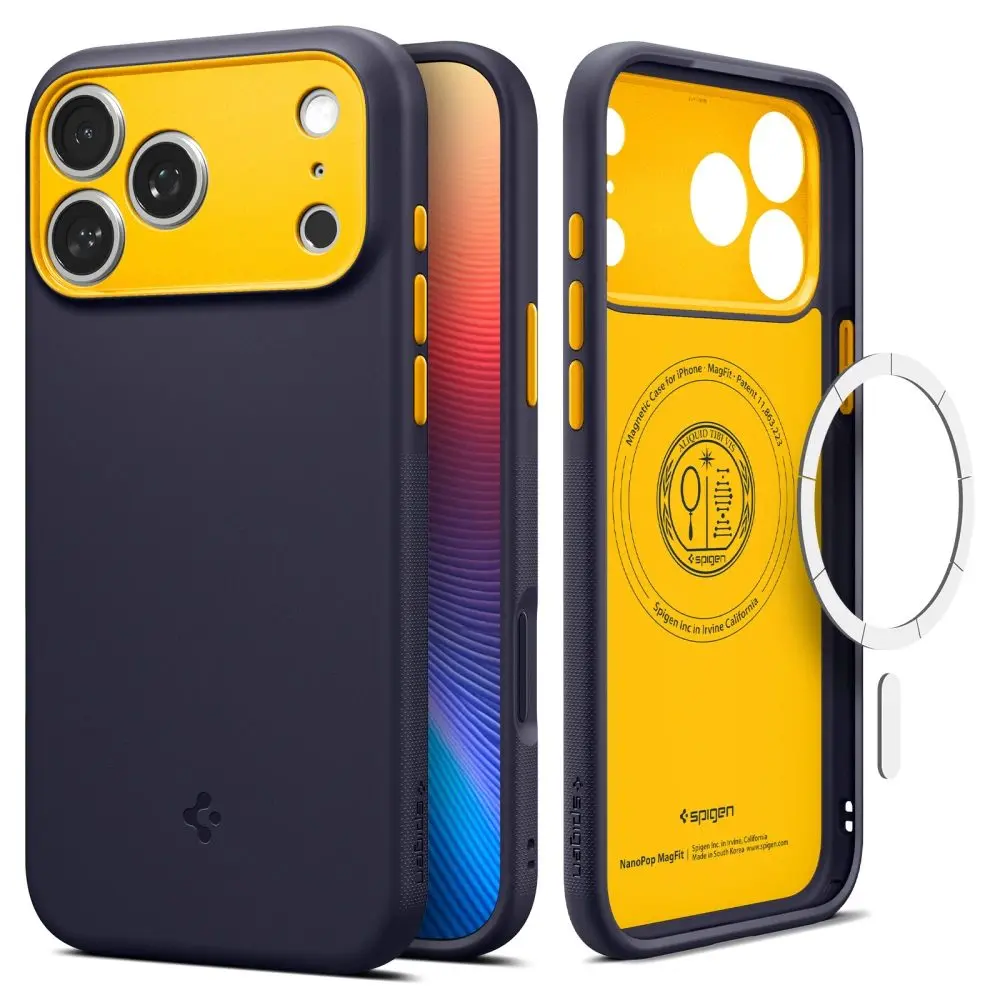 Spigen Caseology Nano Pop MagSafe pro iPhone 17 Pro v borůvkově modré