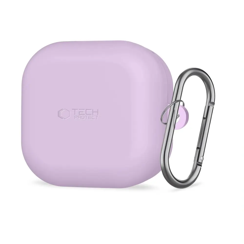 Tech-Protect Silikonové pouzdro, Samsung Galaxy Buds 4 / 4 Pro, fialové