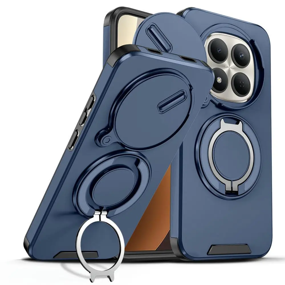 Camslide Stand obal, Xiaomi Redmi Note 15 Pro 5G, modrý