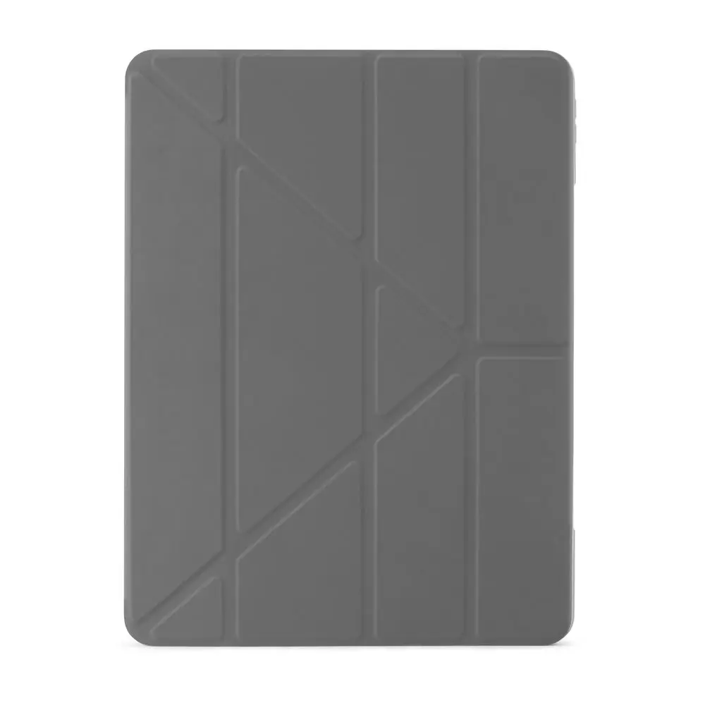 Pipetto Origami TPU pouzdro, Apple iPad Pro 12.9, 2018 / 2020 / 2021 / 2022, šedé