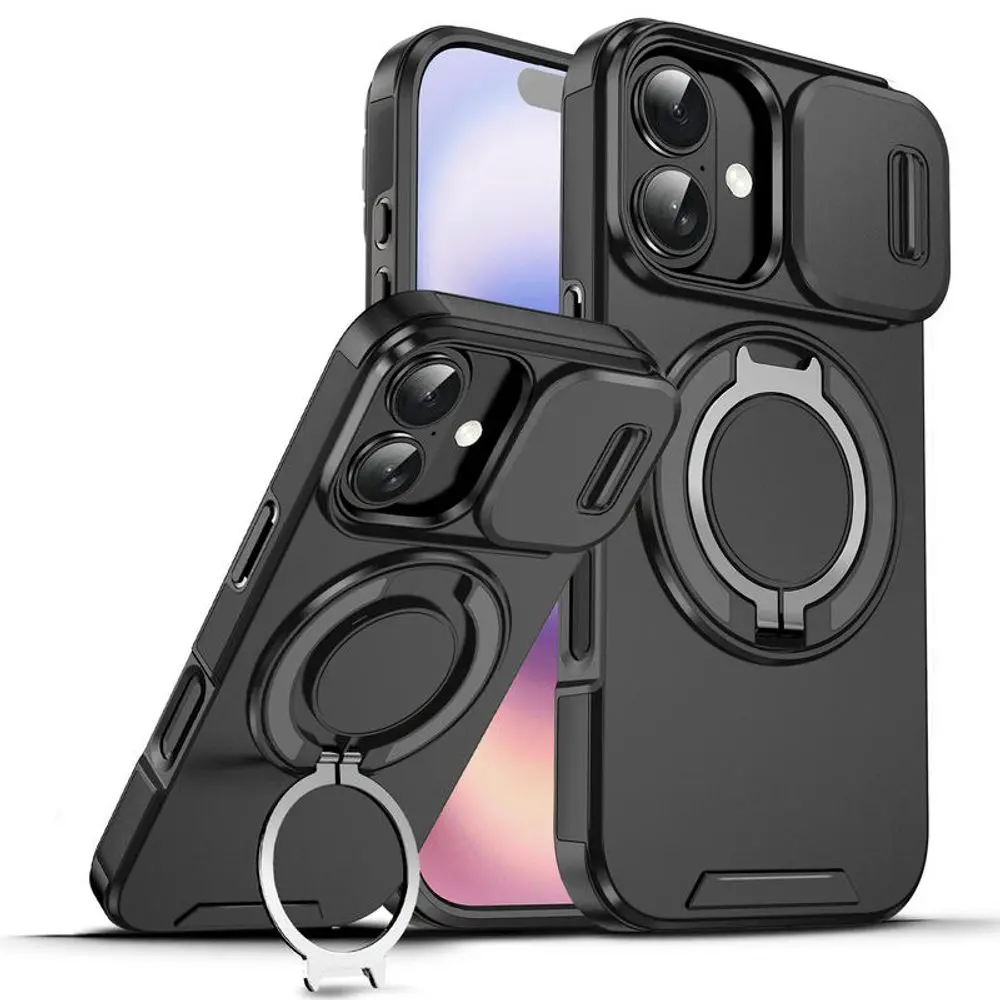 Camslide Stand obal, iPhone 17, černý