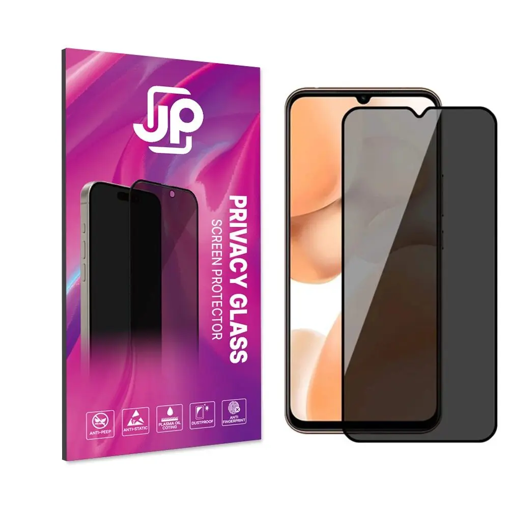 JP Privacy Tvrzené sklo, Xiaomi Redmi 12, černé