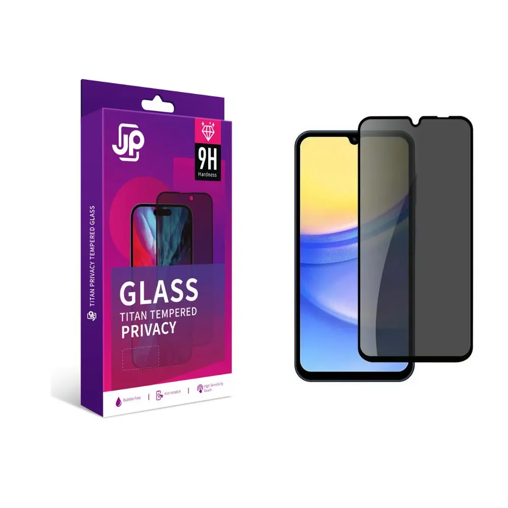 JP Titan Privacy extra odolné tvrzené sklo, Samsung Galaxy Z Fold 7 / 8 Ultra, černé