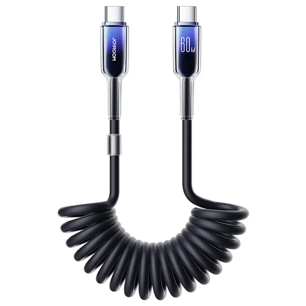 Joyroom S-A43 kabel USB-C - USB-C, 60W, 1,5 m, černý