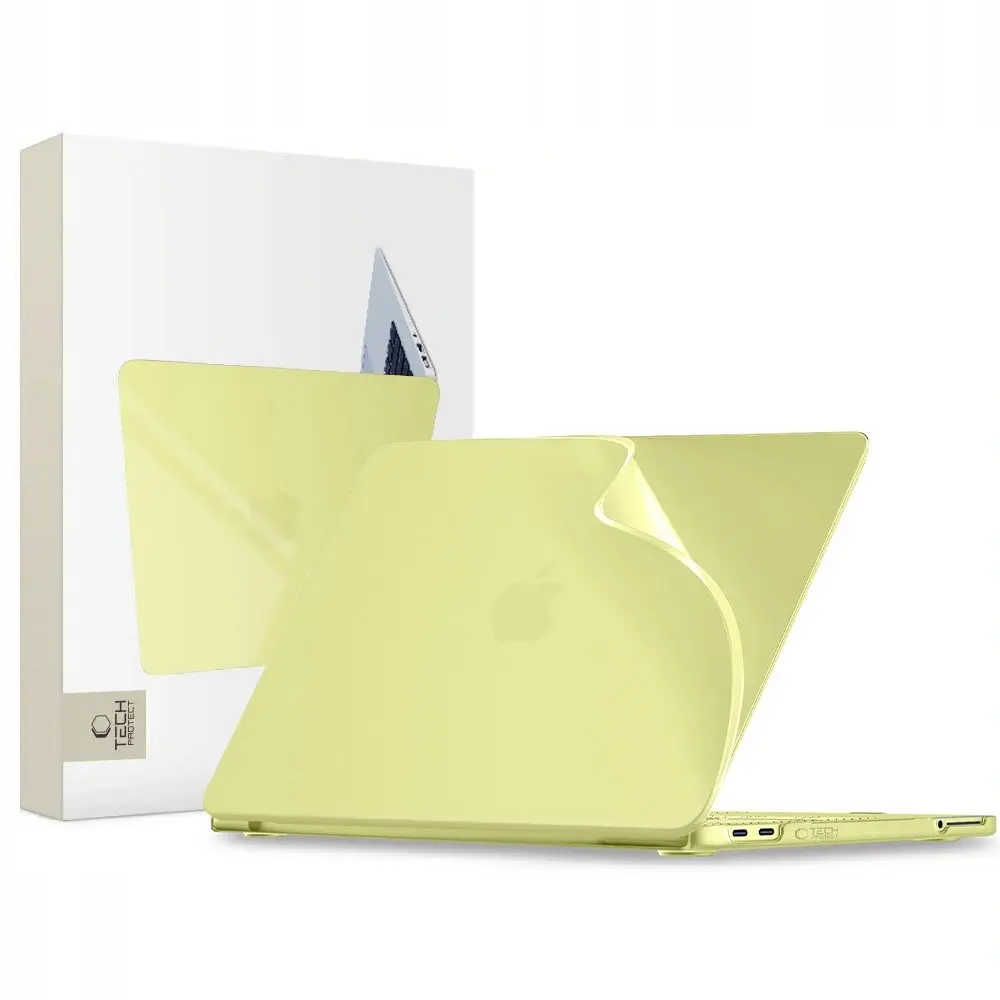 Tech-Protect SoftShell pouzdro MacBook Neo 13 2026, žluté