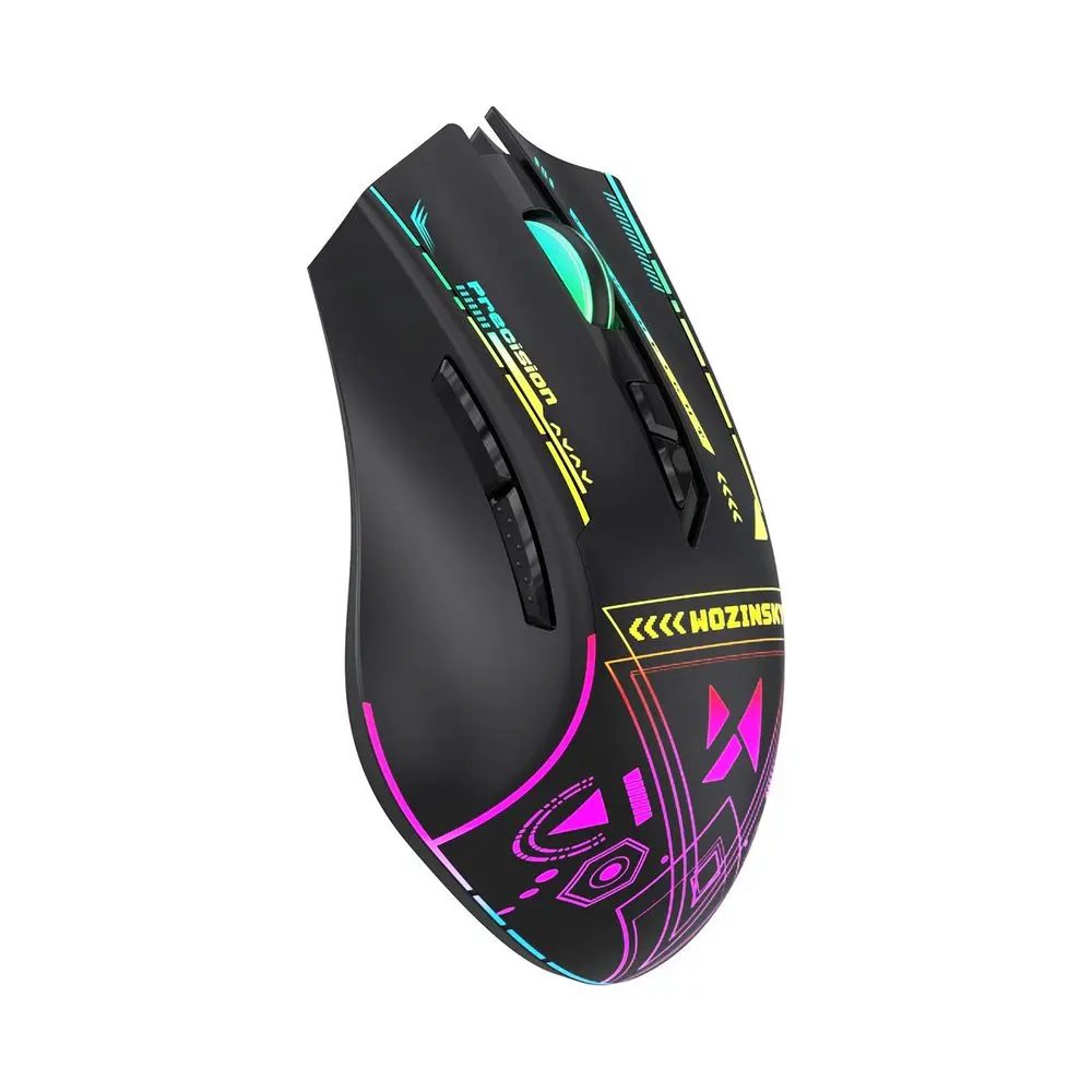 Wozinsky WMGB-3200 Bezdrátová optická herní myš, černá