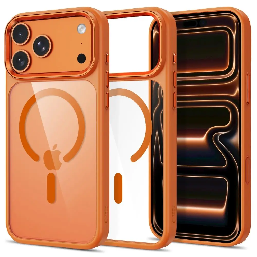 Tech-Protect MagMat MagSafe CC, iPhone 17 Pro / 18 Pro, oranžový