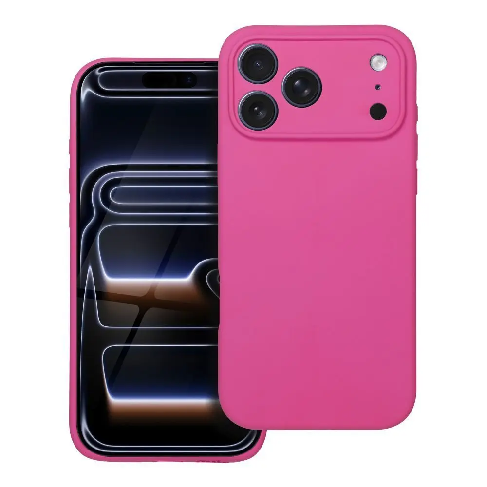 Obal Silicone, iPhone 17 Pro Max, růžový