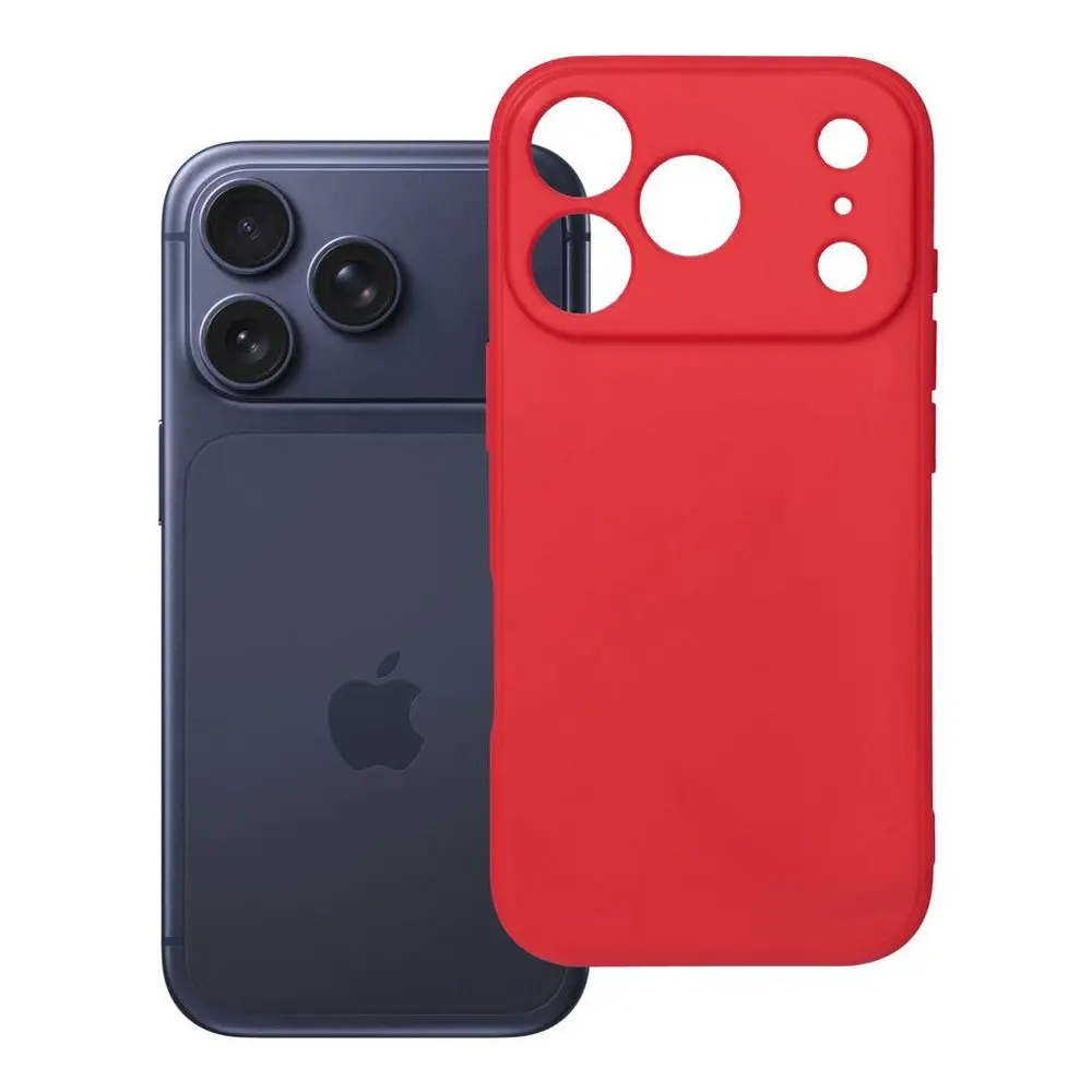 Forcell soft, iPhone 17 Pro / 18 Pro, červený