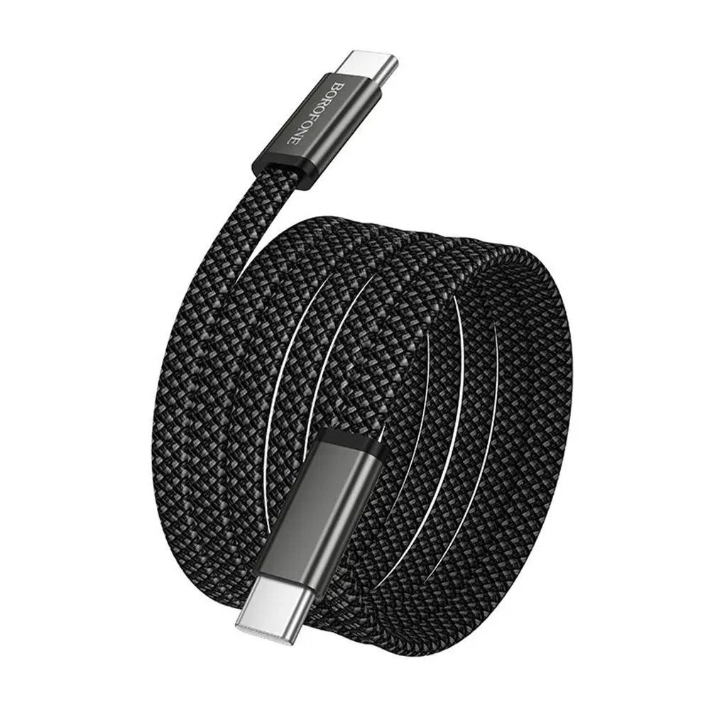 Borofone Datový kabel Peace (BX124) USB-C - USB-C, 60 W, 1 m, černý