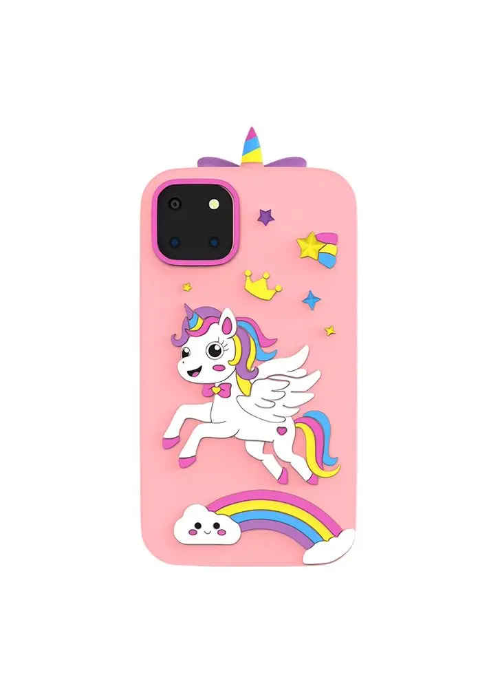 Mobilní telefon pro děti, růžový unicorn 4