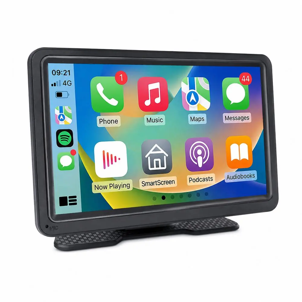 7" CarPlay displej do auta s bezdrátovým Apple CarPlay a Android Auto