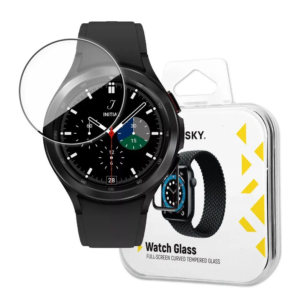 Wozinsky Watch Glass hybridní sklo, Samsung Galaxy Watch 4 / 5 44 mm, černé