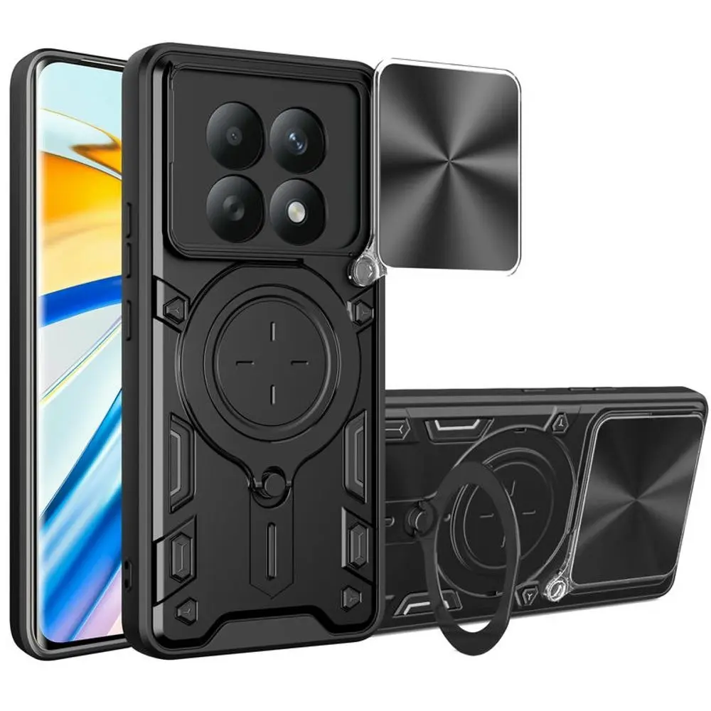 Camshield Ring obal, Xiaomi Redmi Note 15 5G, černý