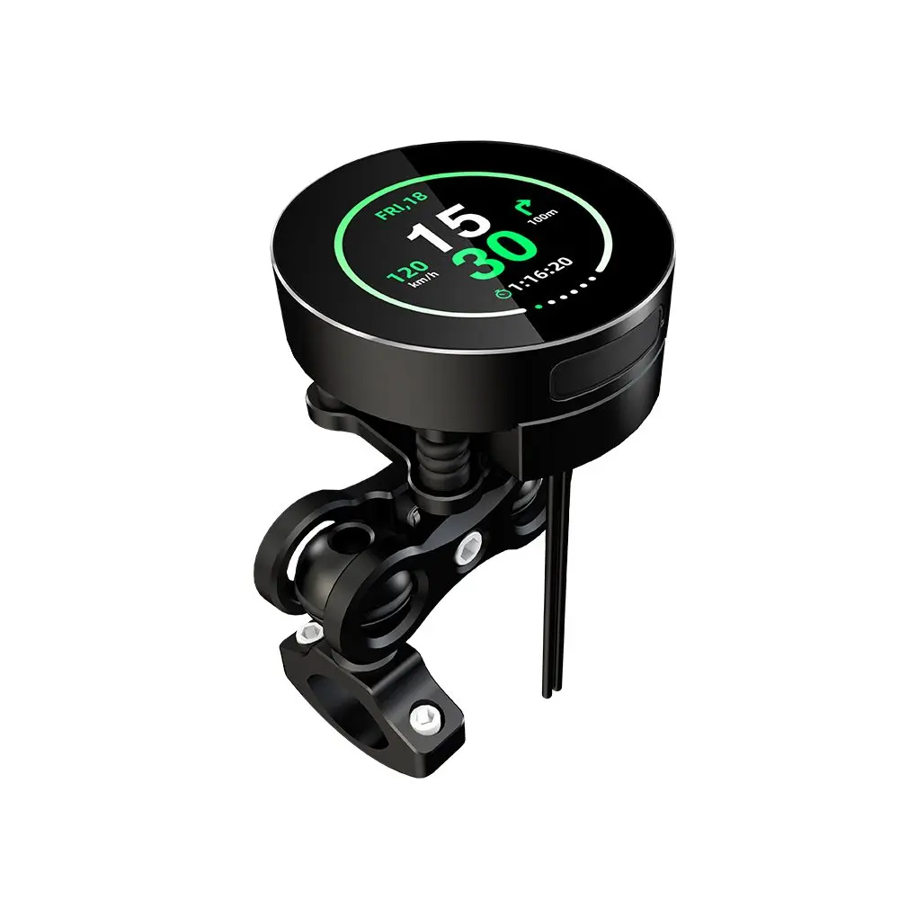 Chytrý GPS navigační displej 2,1" s kompasem a zobrazením rychlosti pro motocykly a elektrokola