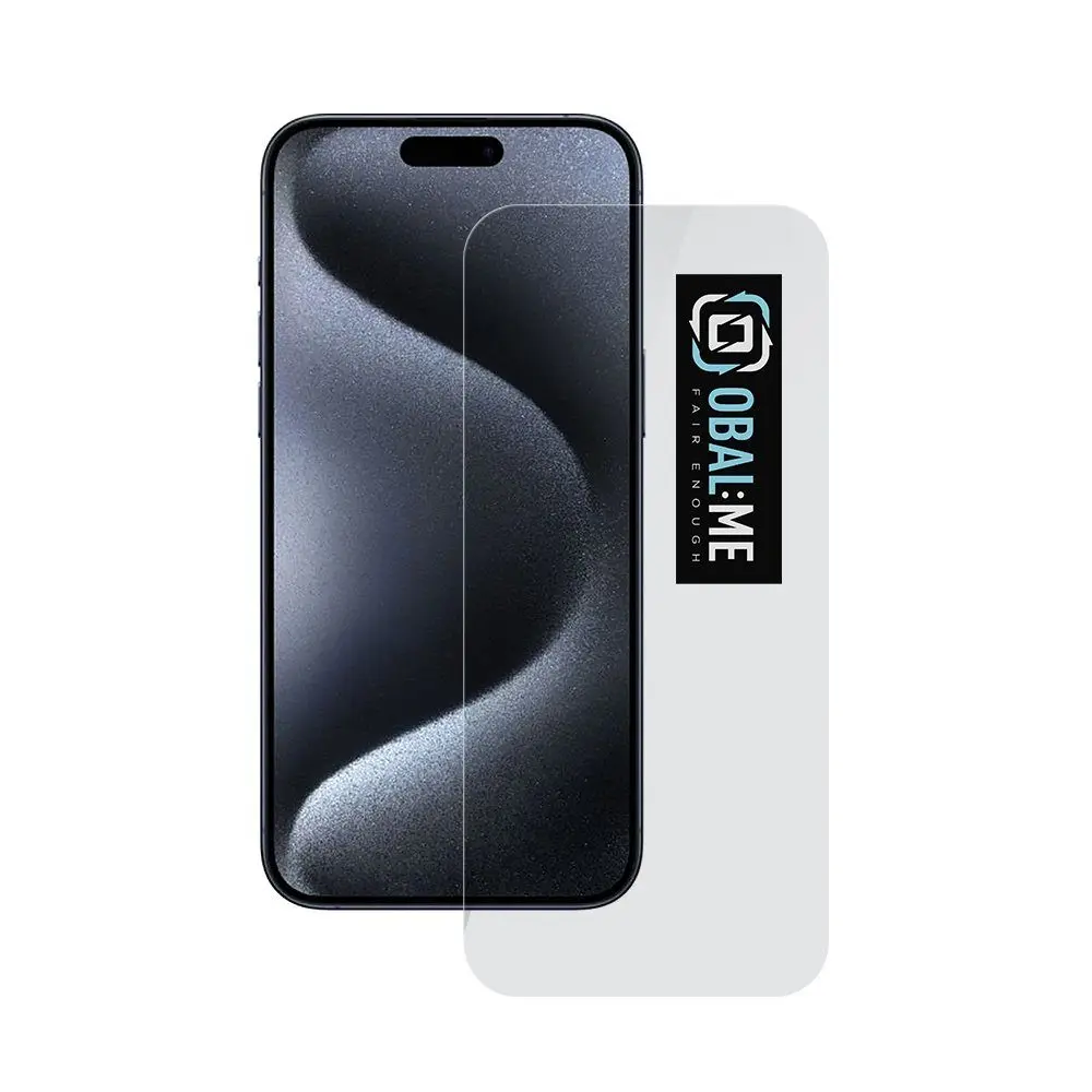 OBAL:ME 2.5D Tvrzené Sklo pro Apple iPhone 15 Pro Max Clear