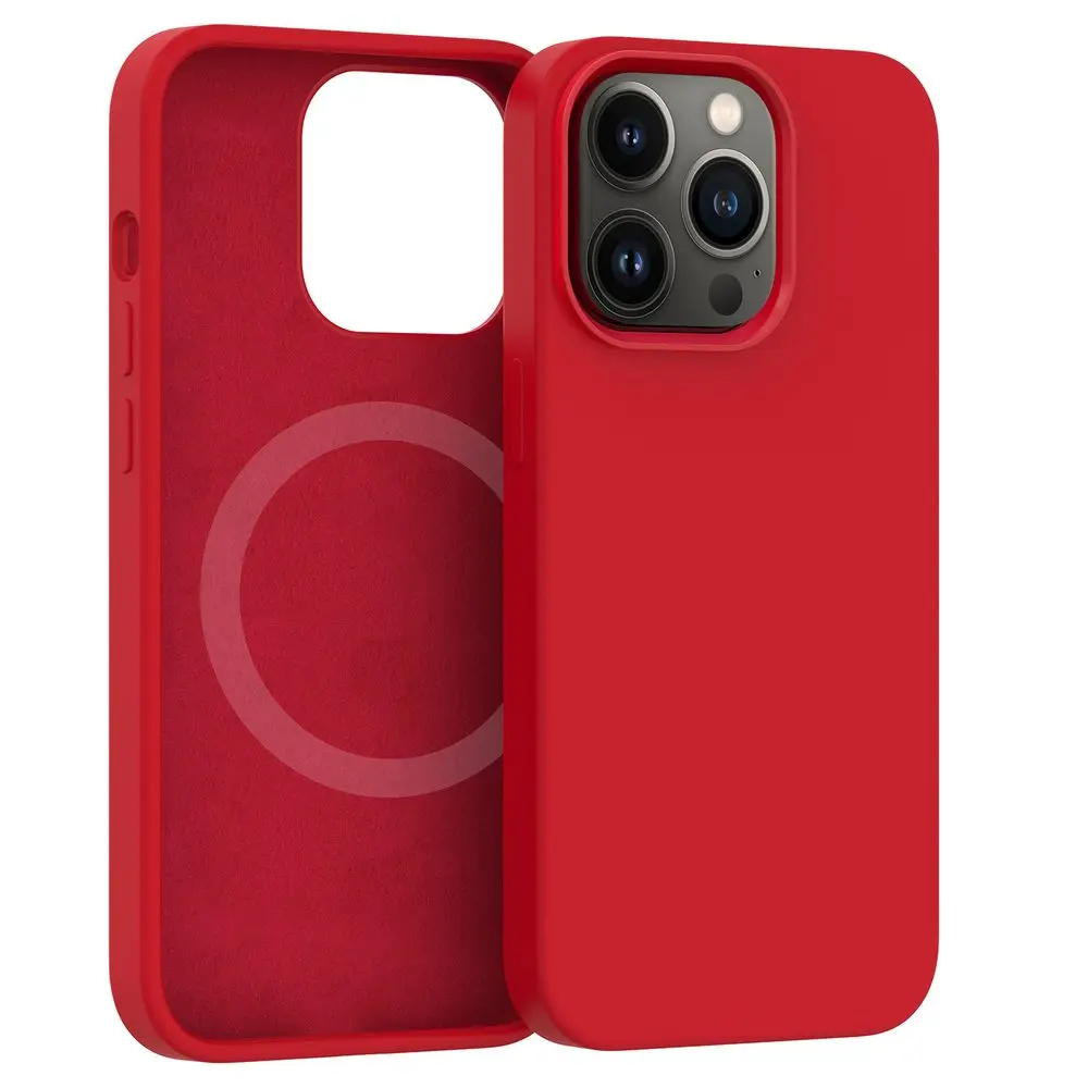 ER Case Carneval Snap kryt s MagSafe, iPhone 13 Mini, červený