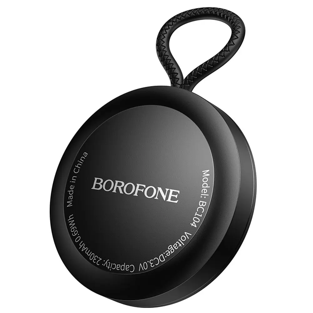 Borofone chytrý lokátor kompatibilní s funkcí Apple Find My, černý
