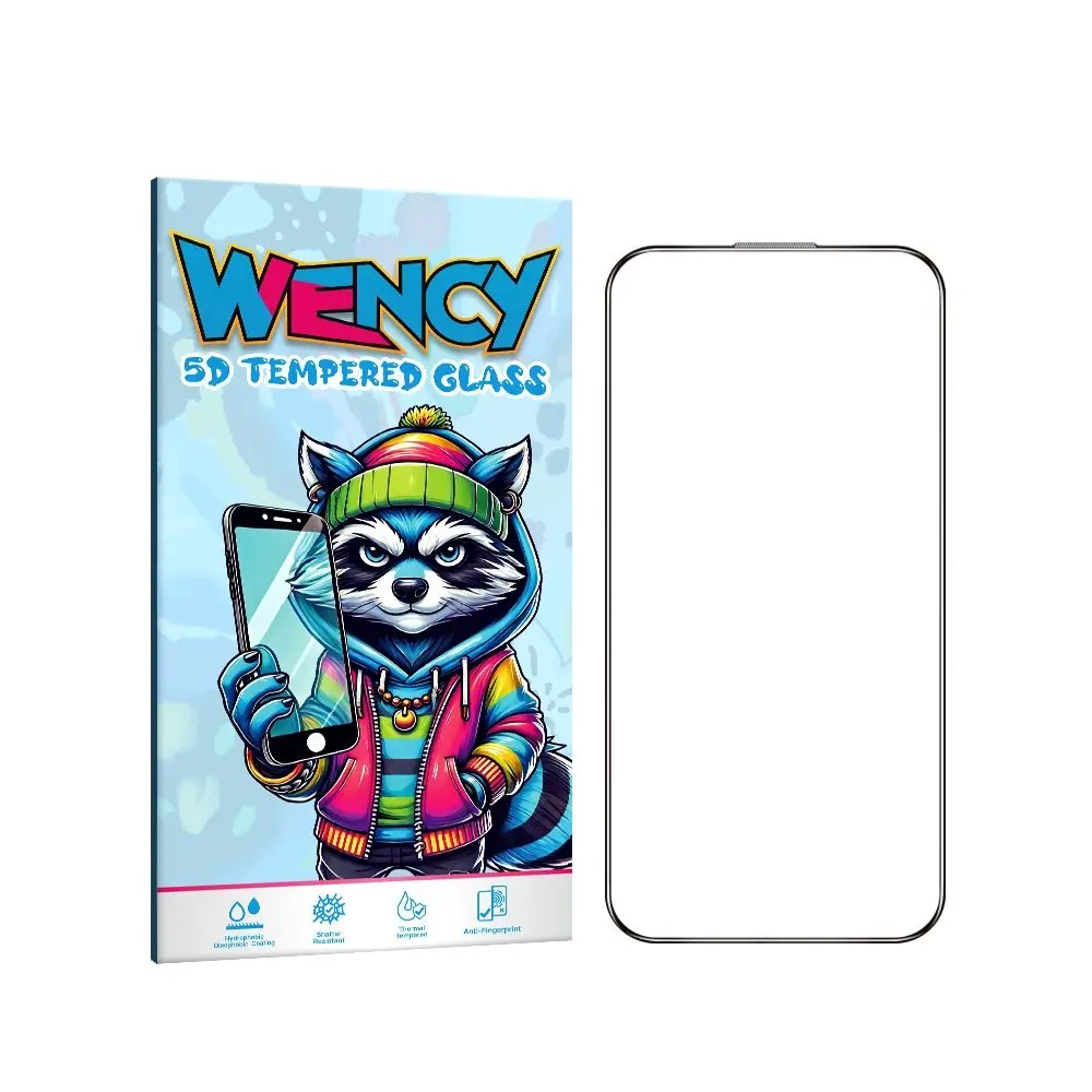 Wency 5D Tvrzené sklo, iPhone 14 Pro, černé