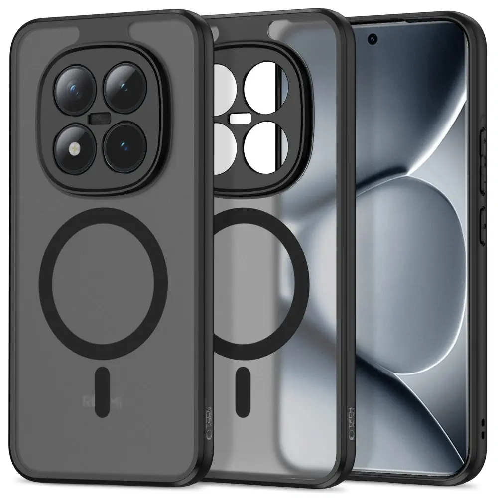 Tech-Protect MagMat MagSafe, Xiaomi Poco M8 Pro / Redmi Note 15 Pro Plus 5G, černý matný
