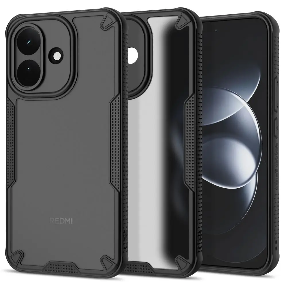 Tech-Protect Rugged Shield, Xiaomi Redmi Note 17 Pro 5G, matná černá