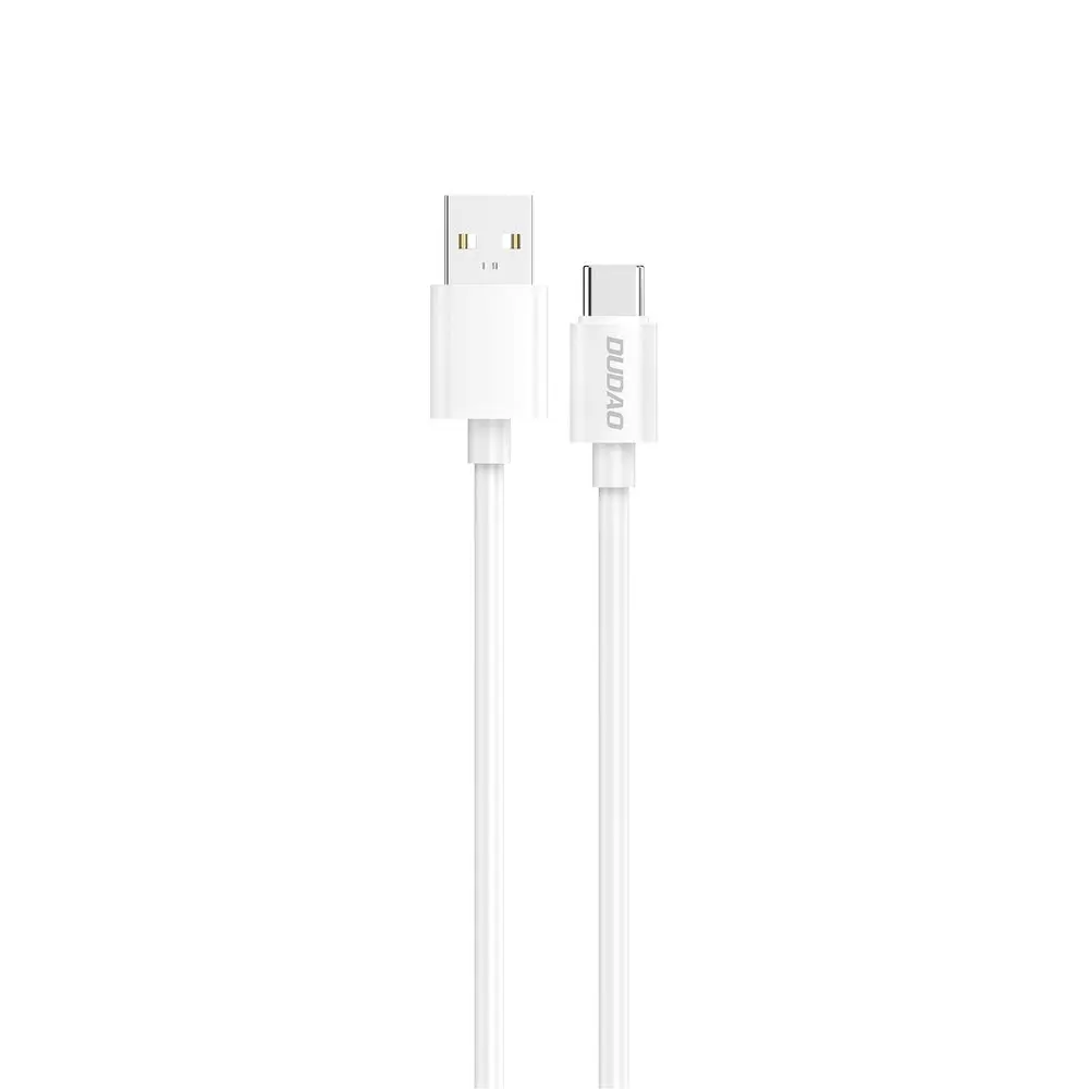 Dudao L4T kabel USB-A - USB-C, 2,1A, 2 m, bílý