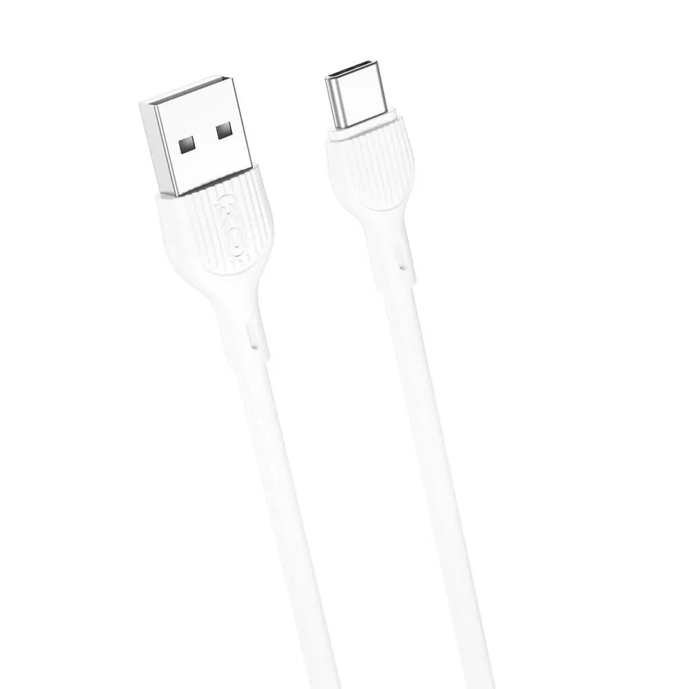 XO kabel NB200 USB - USB-C, 1 m, bílý