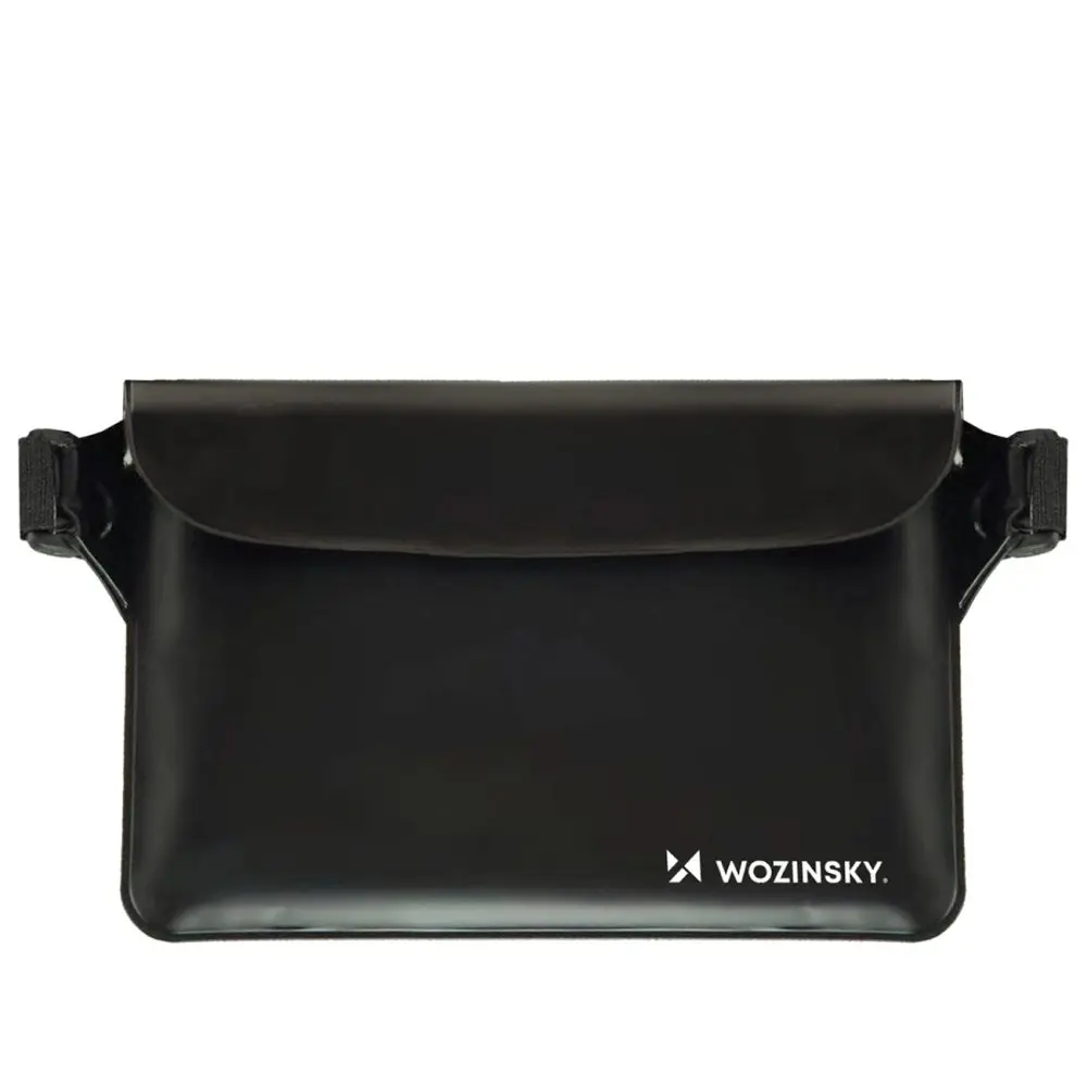 Wozinsky WWS-01 Voděodolná PVC ledvinka, černá