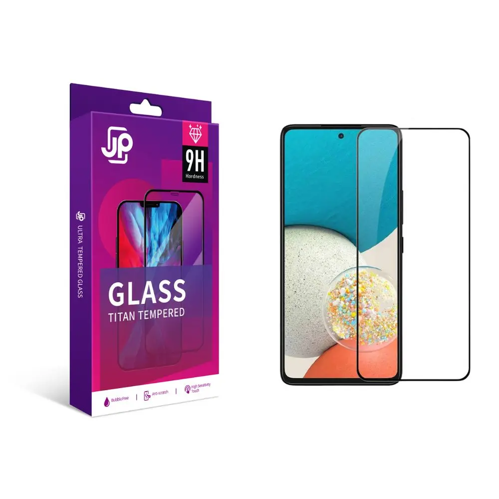 JP Titan extra odolné tvrzené sklo, Samsung Galaxy A53 5G, černé