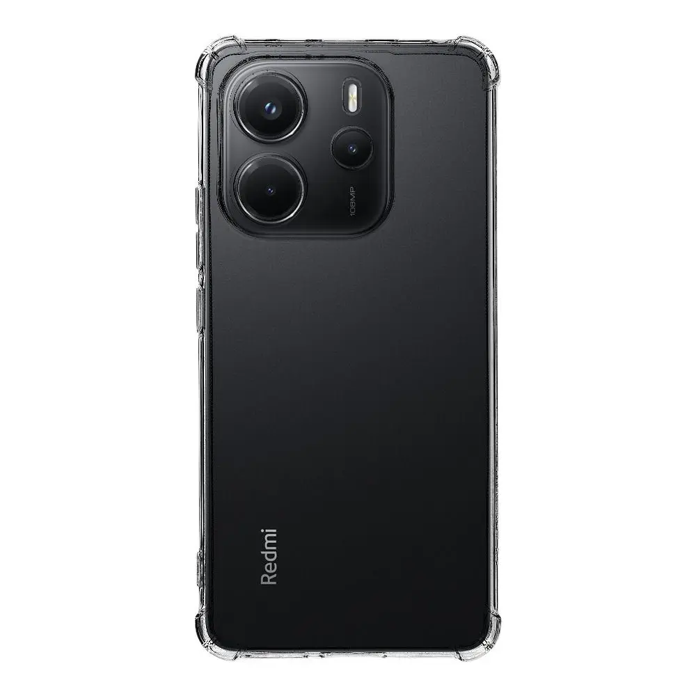 Tactical TPU Plyo kryt, Xiaomi Redmi Note 14 4G, průhledný