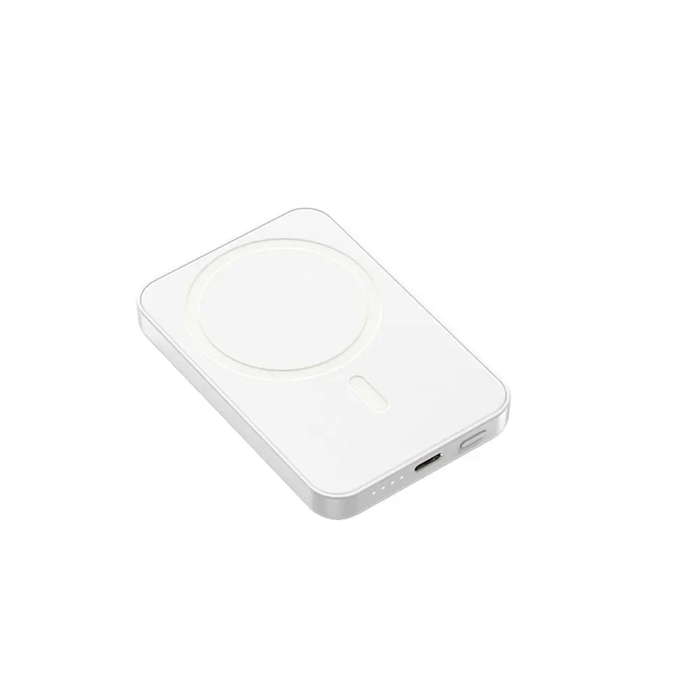 Magsafe bezdrátová powerbanka, 10000mAh, PD22,5W, ABS, bílá